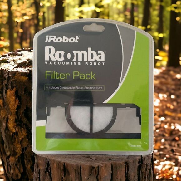 NIP iRobot Roomba Filter Pack 4910 Vacuum Robot 3 Filters Model New Reusable. Co - Picture 13 of 16